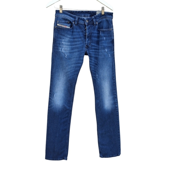 Diesel Industry Safado-R Regular Slim Straight Distressed Denim Jeans W29 L32 - Picture 2 of 16